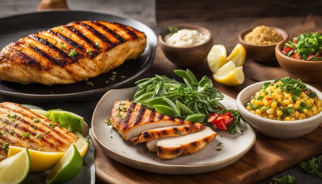 6 oz grilled chicken breast nutrition facts