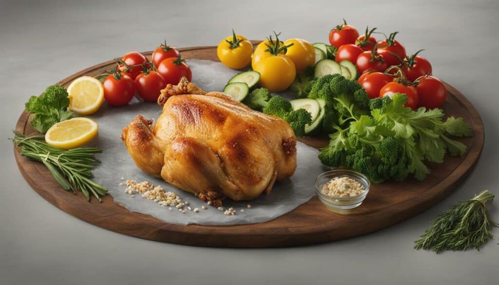 8 oz chicken nutrition information