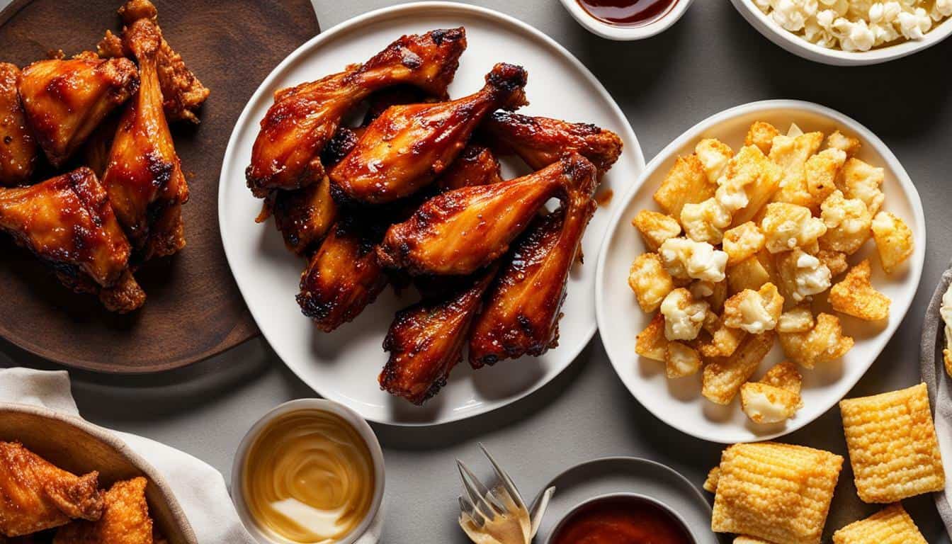 Calories in BBQ Chicken Wings