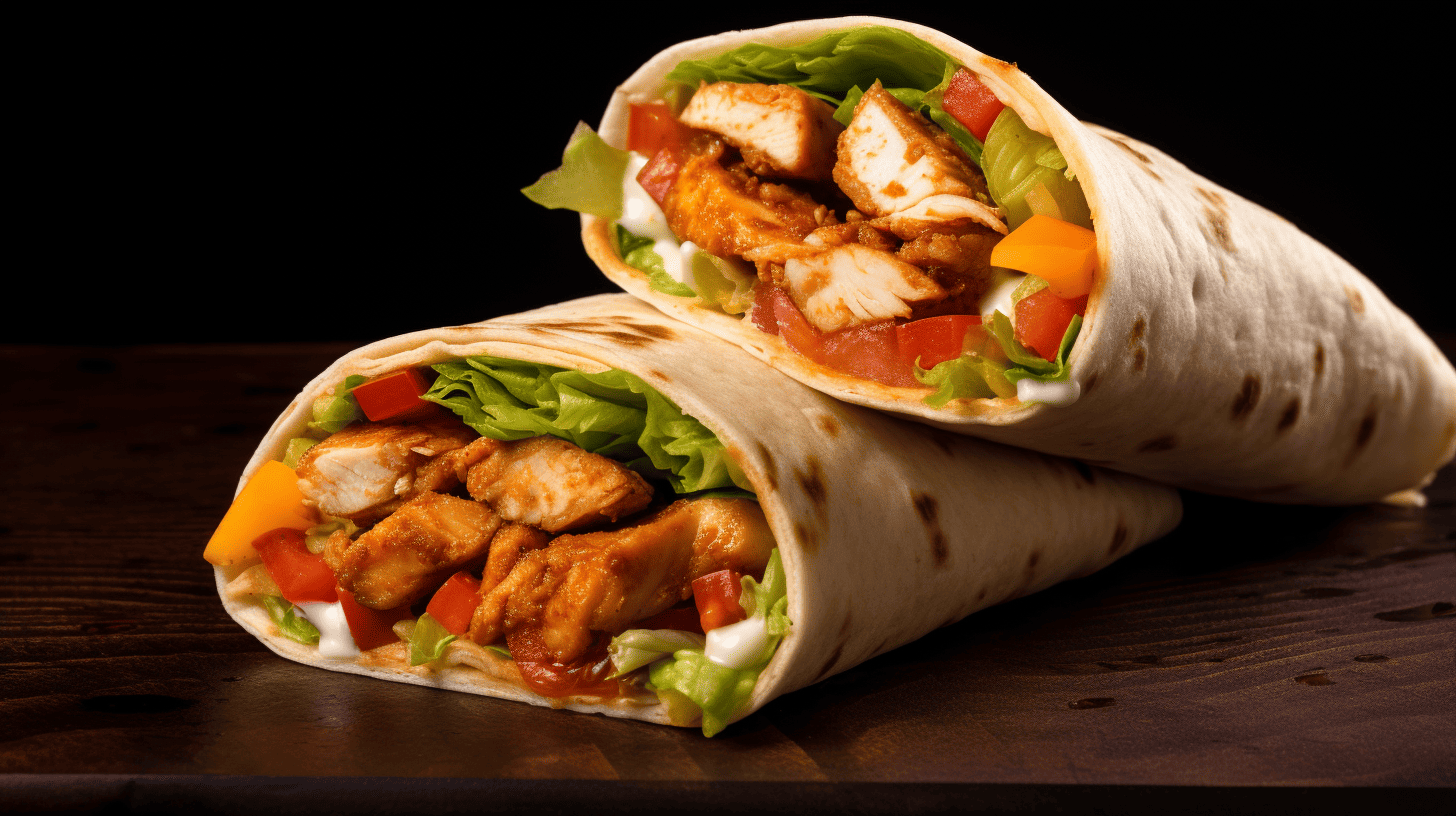 chicken wrap nutrition facts