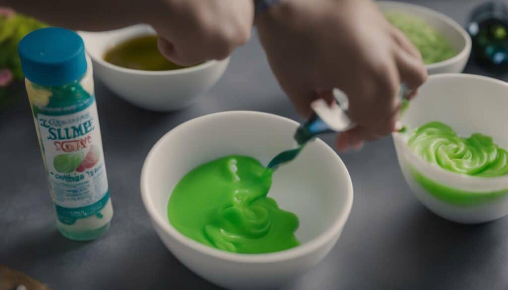 DIY slime with 2 ingredients