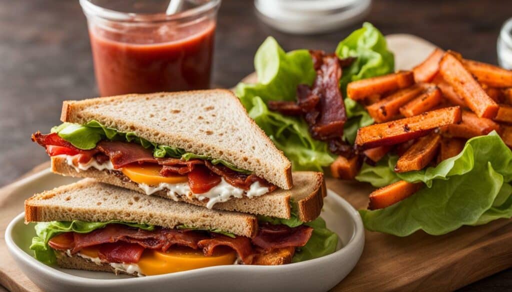 Healthier BLT Sandwich