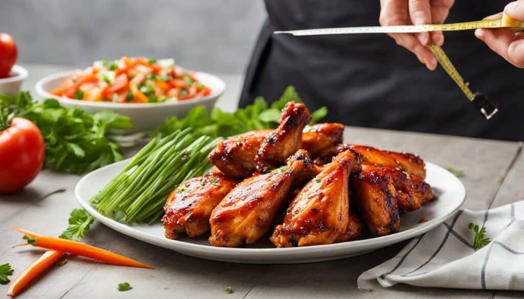 Healthy BBQ Chicken Wings Calories