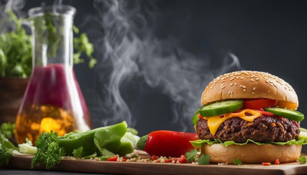 Healthy chili burger