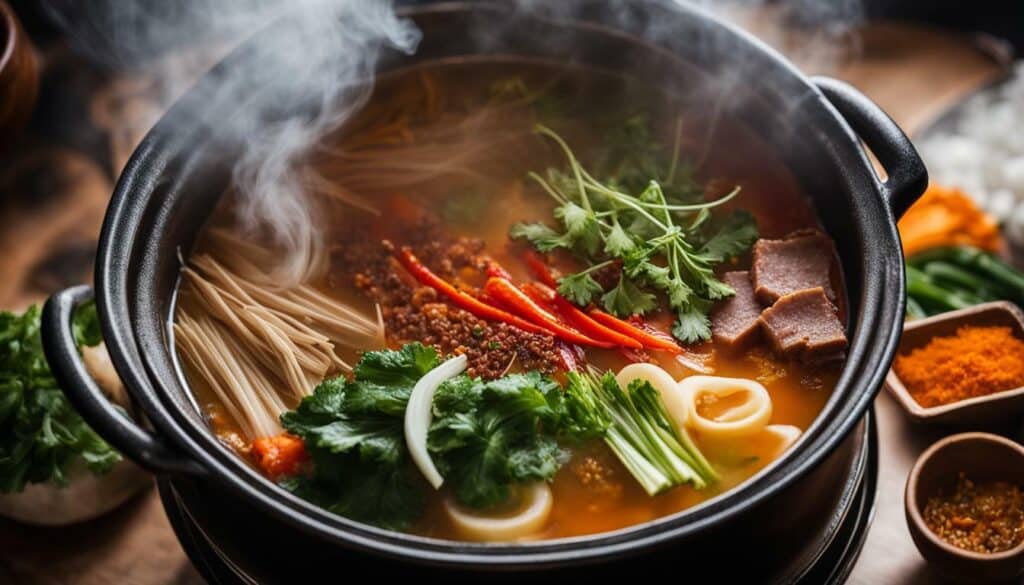 Hot Pot Broth as a Flavorful Cooking Liquid