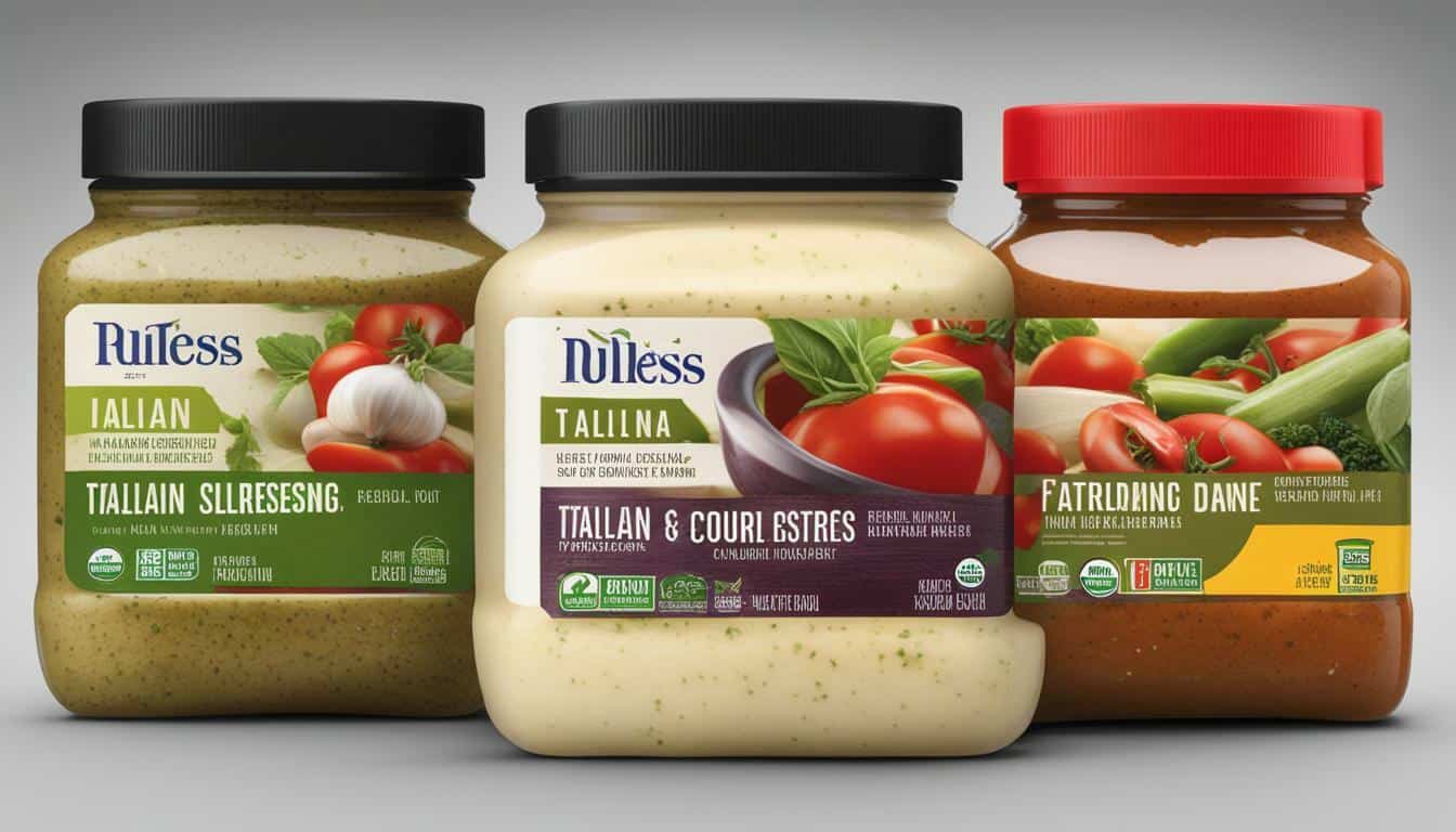 Italian dressing nutritional information