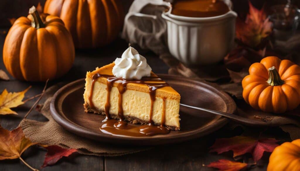 Pumpkin Cheesecake Slice