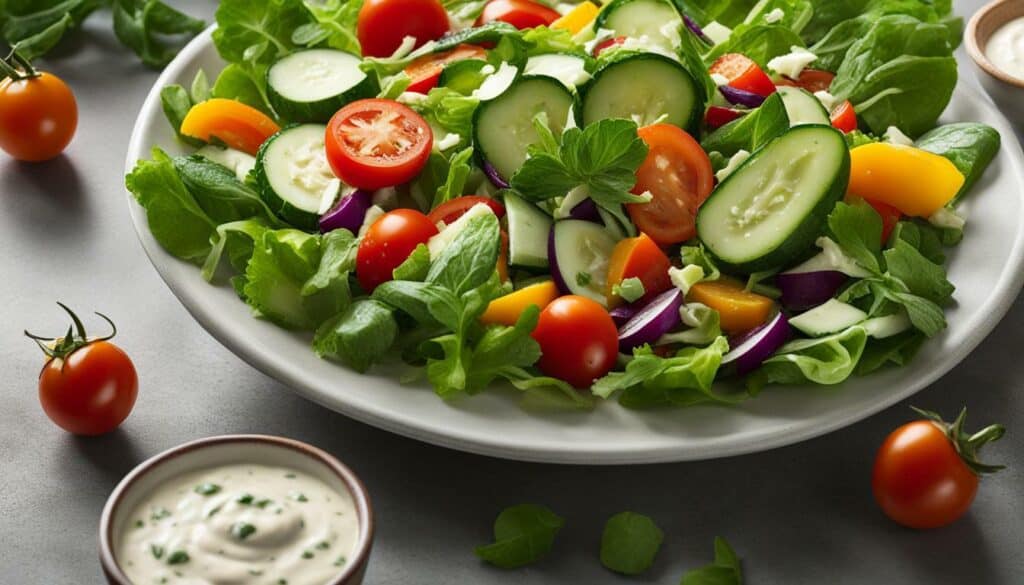 Salad with Ranch