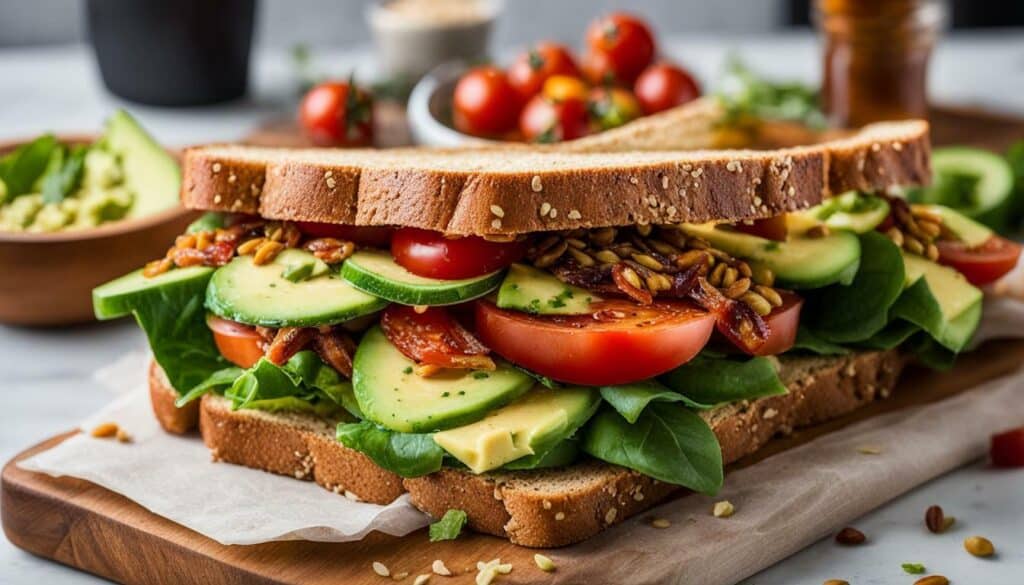Vegetarian and Vegan BLT Sandwich Options