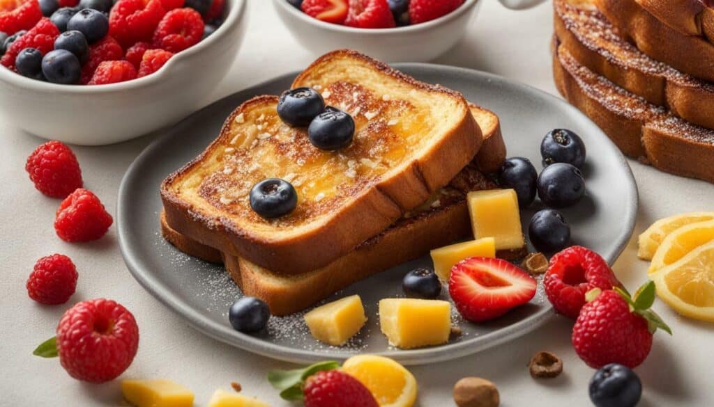 Vitamins and minerals in French Toast