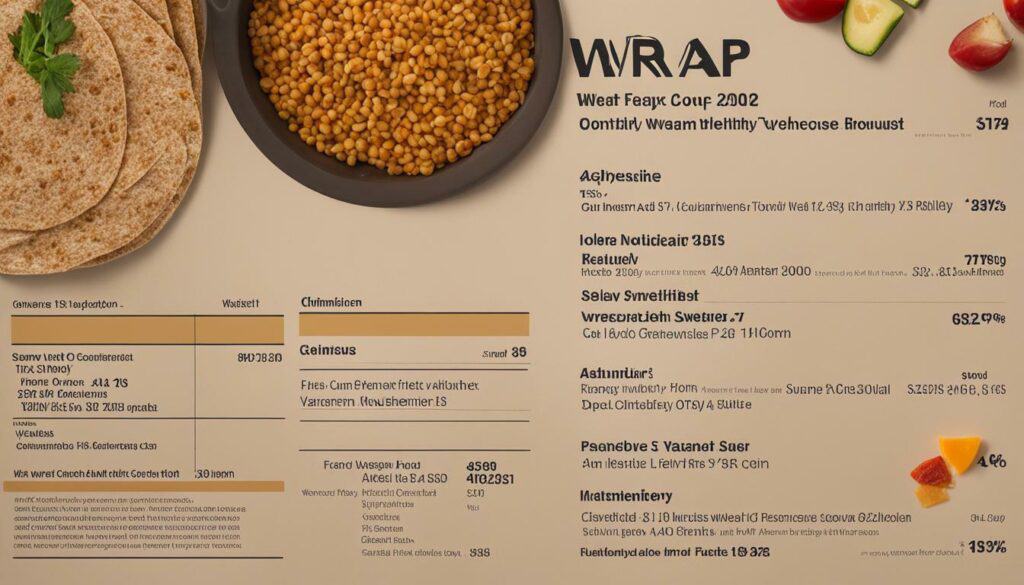 Whole Wheat Wrap Nutrition