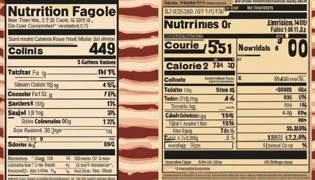 bacon nutrition facts