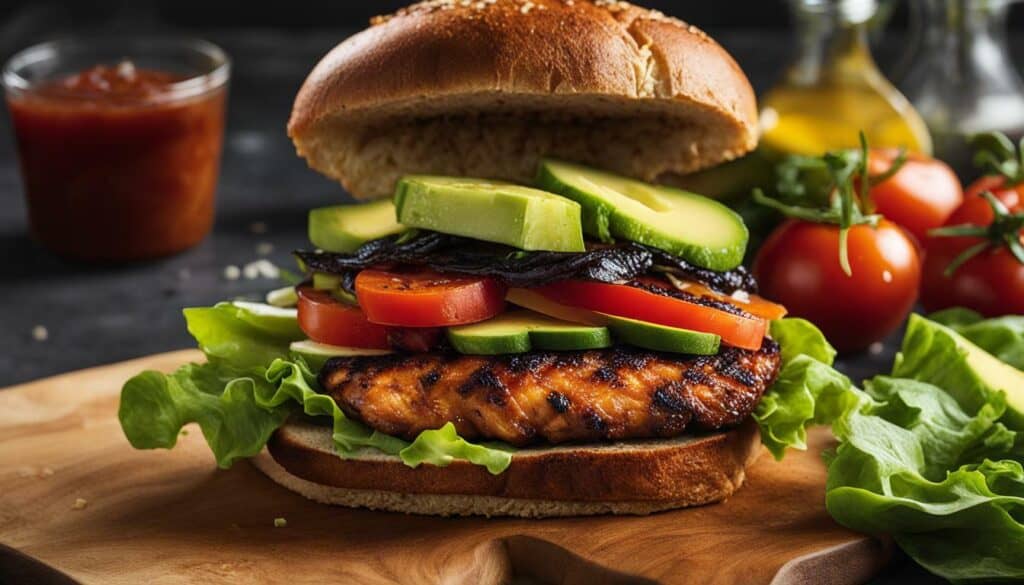 blackened chicken sandwich