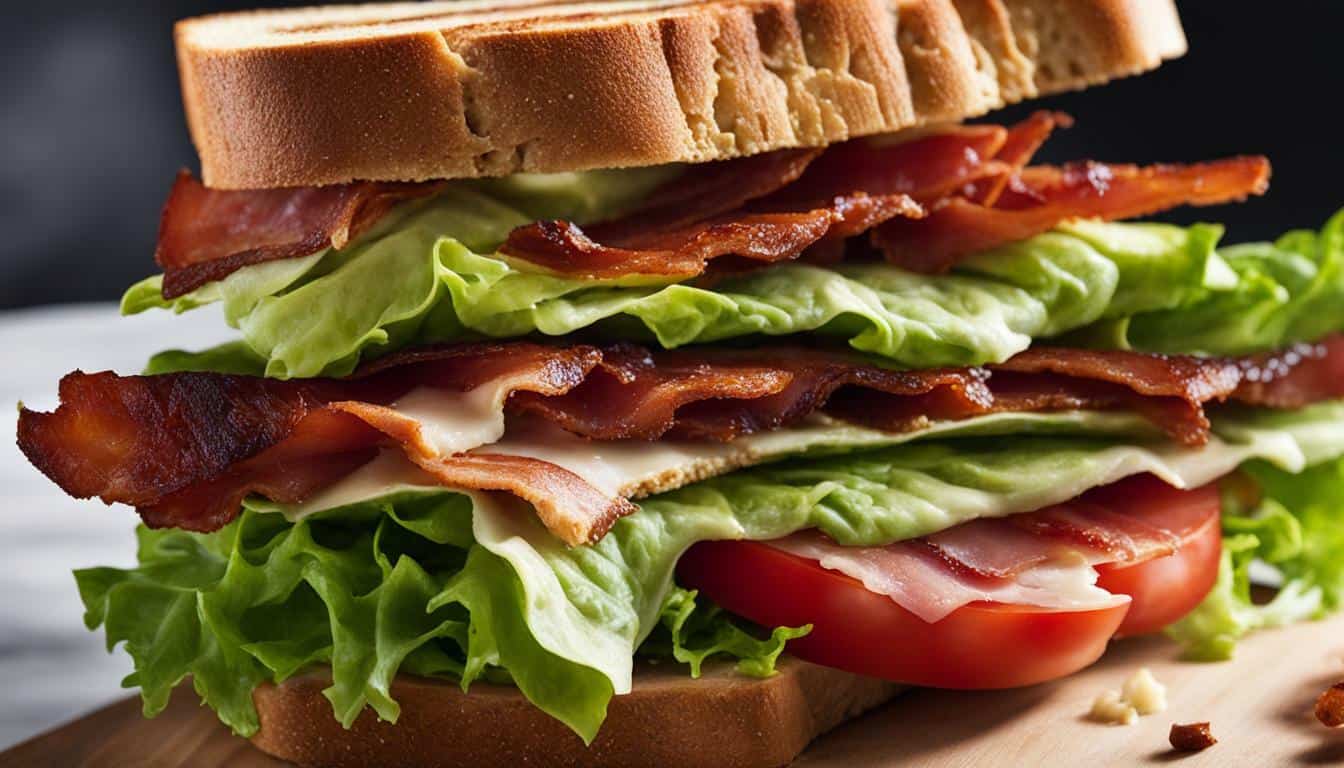blt sandwich nutrition