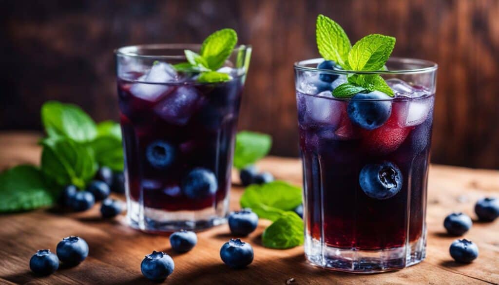 blueberry iced tea
