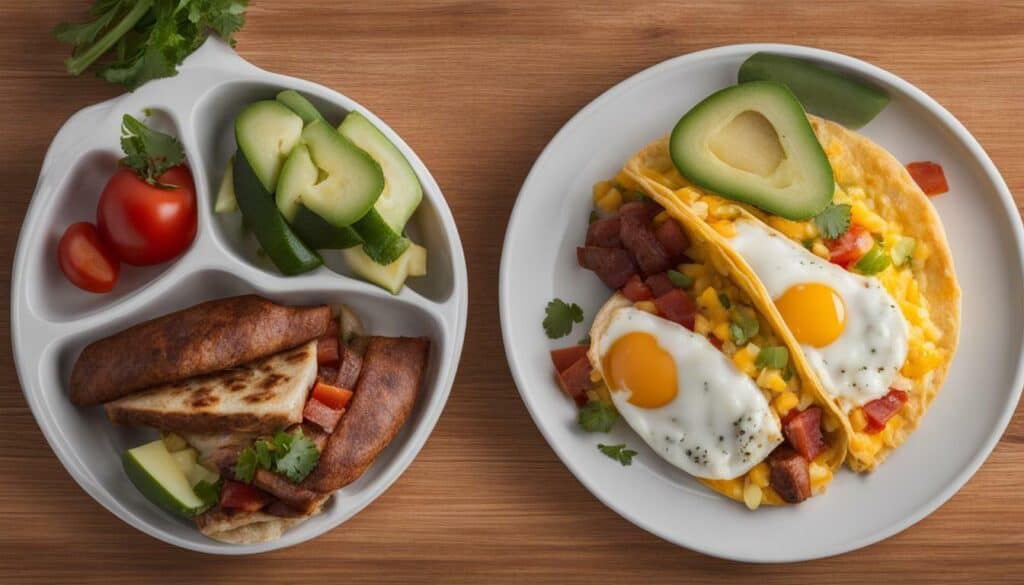 breakfast burrito nutritional information