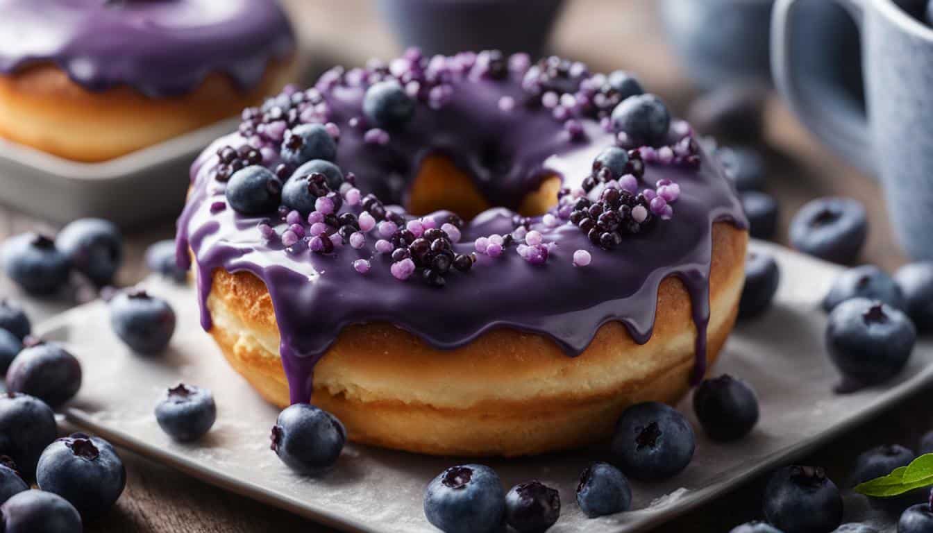 calories blueberry donut