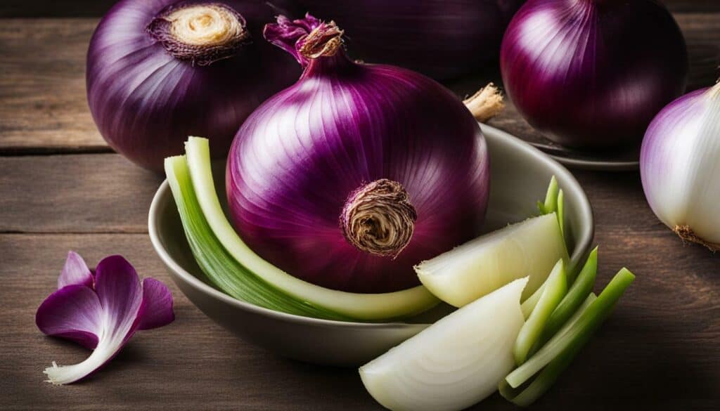 calories in 1/4 cup onion