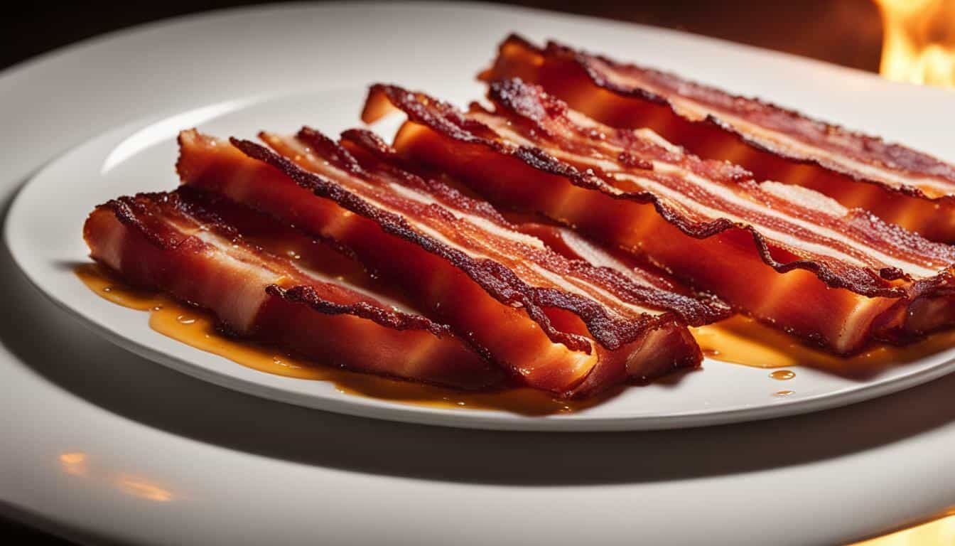calories in 3 pieces of bacon