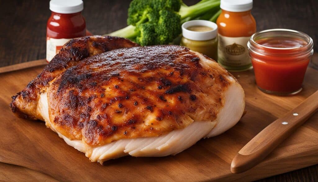 calories in 8 oz boneless skinless chicken breast