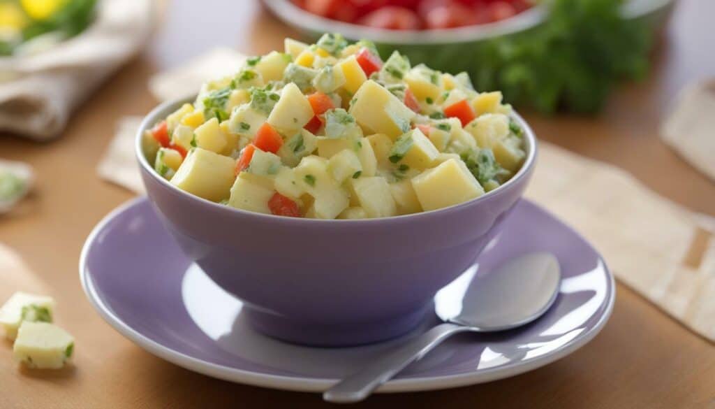 calories in a cup of potato salad