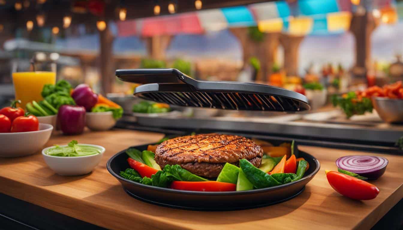 calories in a hamburger steak