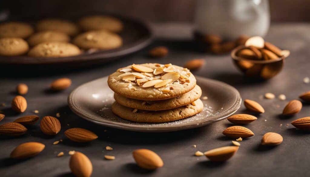 calories in an almond cookie
