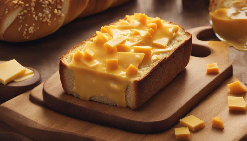 calories in bread with cheese