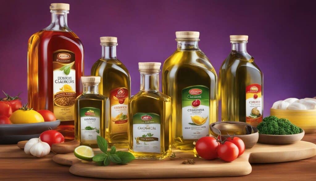 calories in cooking oils