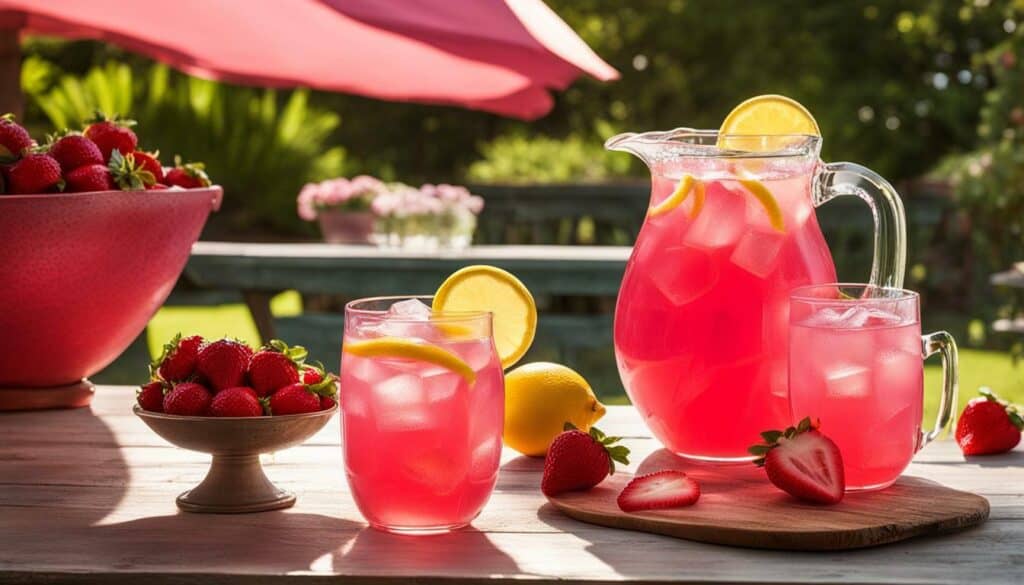 calories in pink lemonade