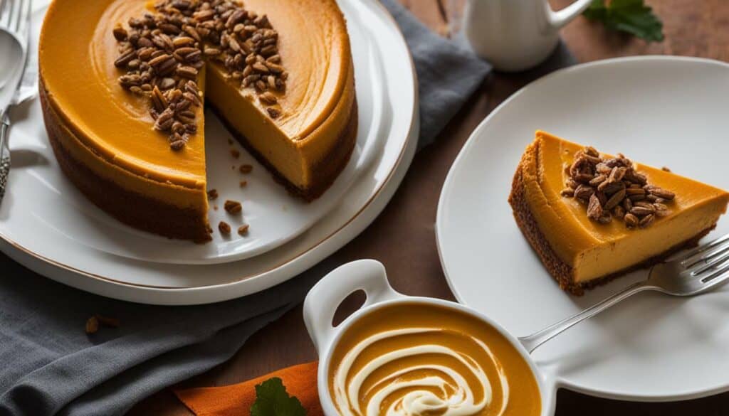 calories in pumpkin cheesecake