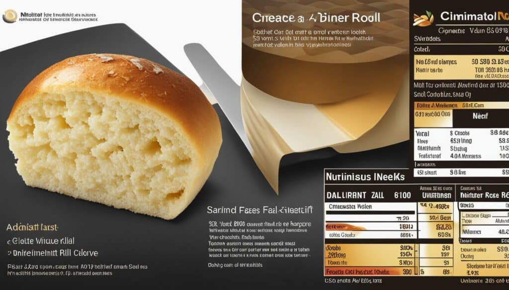 carbs in dinner roll