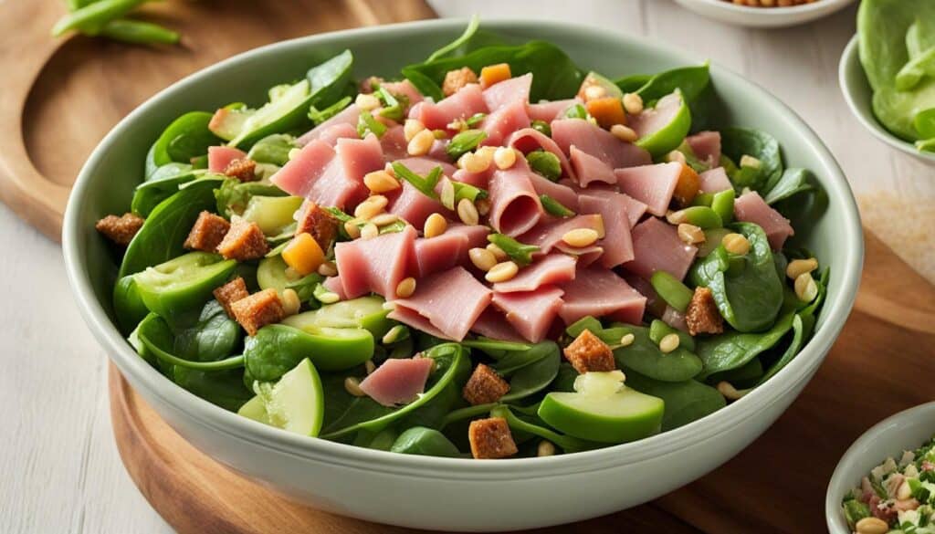 carbs in ham salad