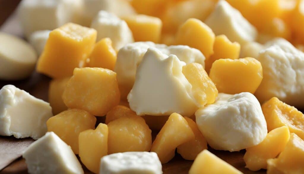 cheese curds nutritional information