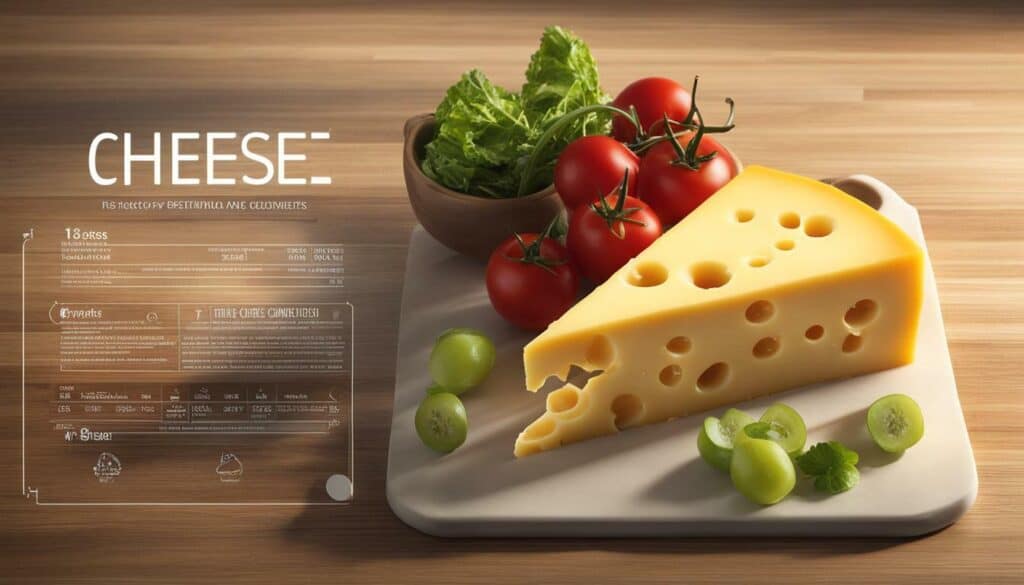cheese slice nutrition