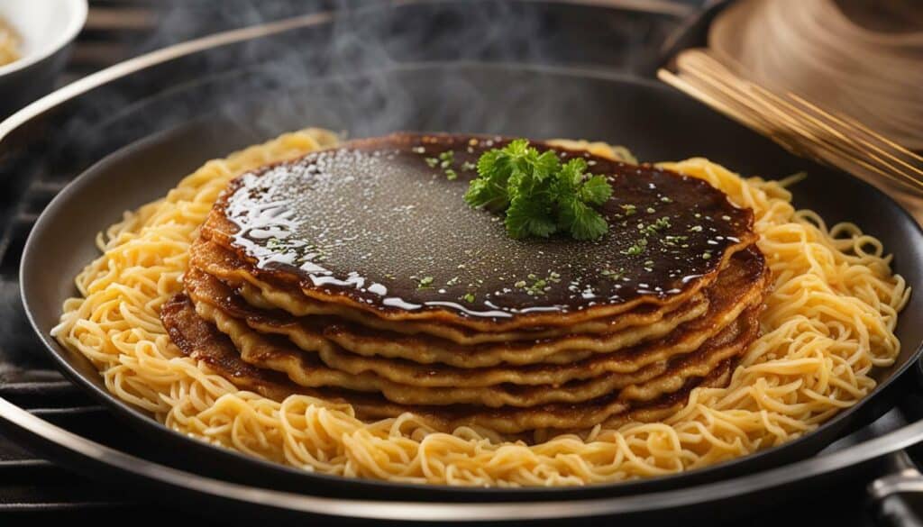 chewy ramen pancake