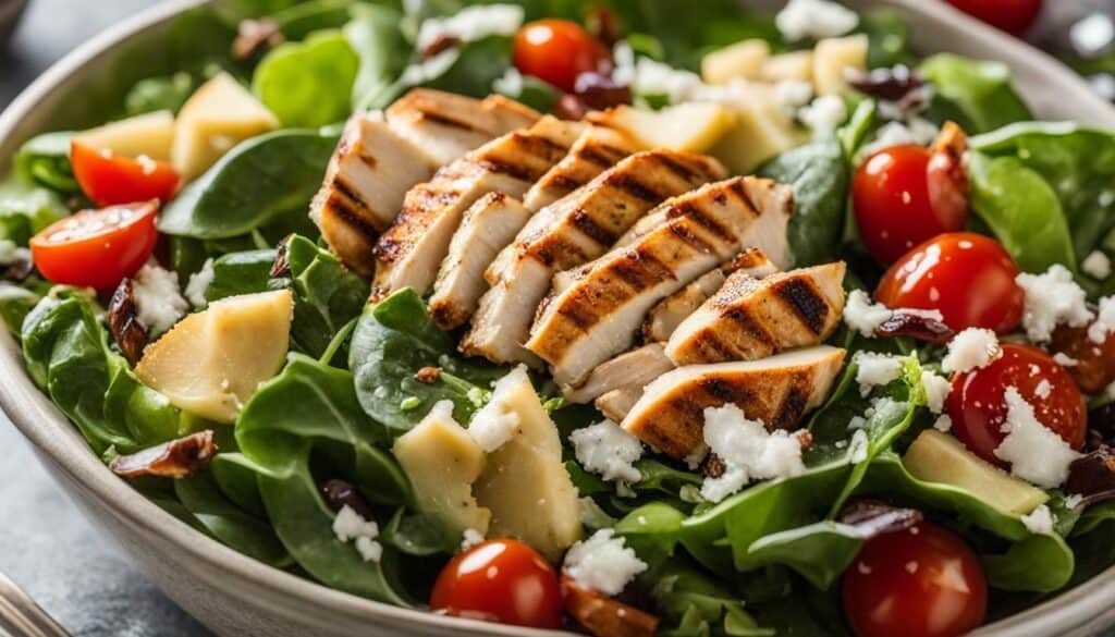 chicken caesar salad diet-friendly