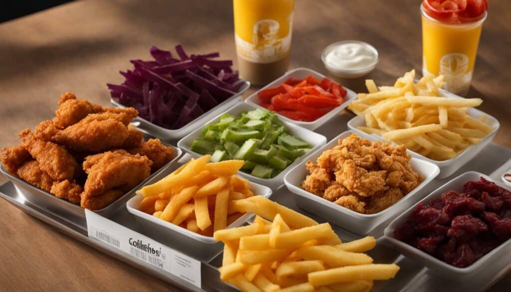 chicken fries table