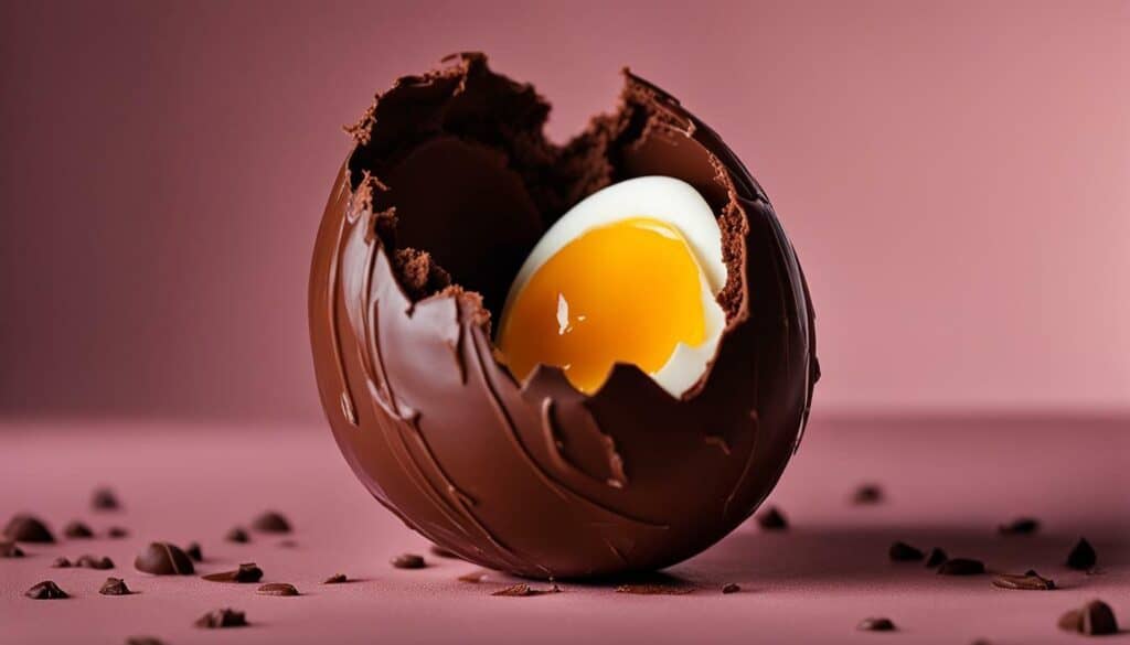 chocolate cream egg calories