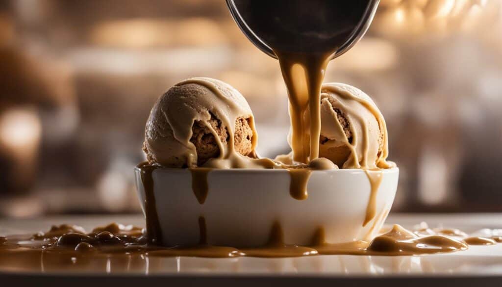 coffee flavored ice cream calories