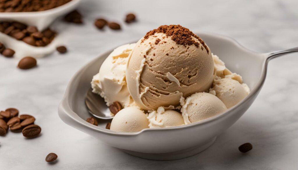 coffee ice cream nutritional information