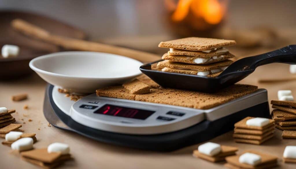 counting calories in s'mores