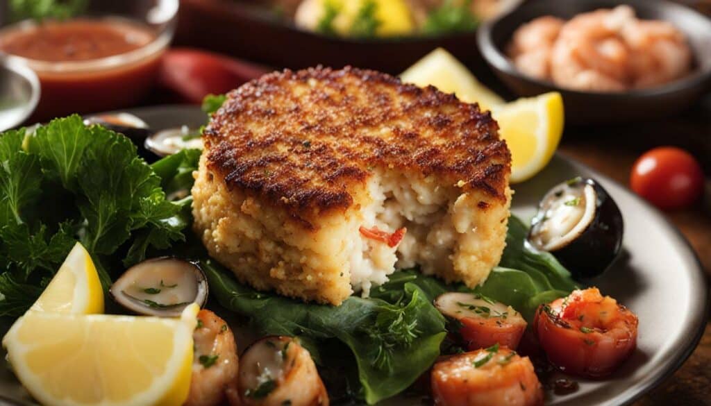 crab cake nutrition