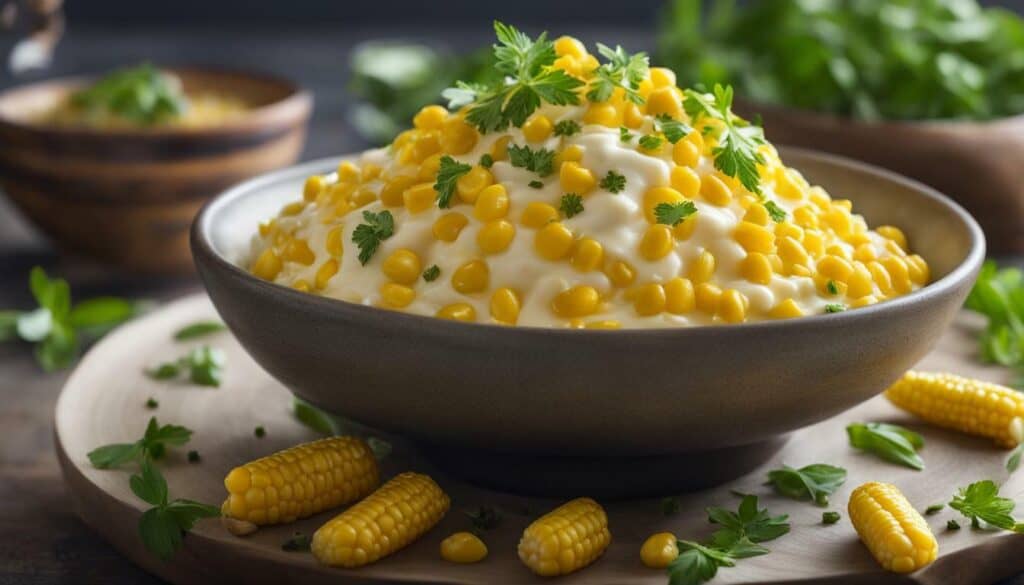 creamy corn dish