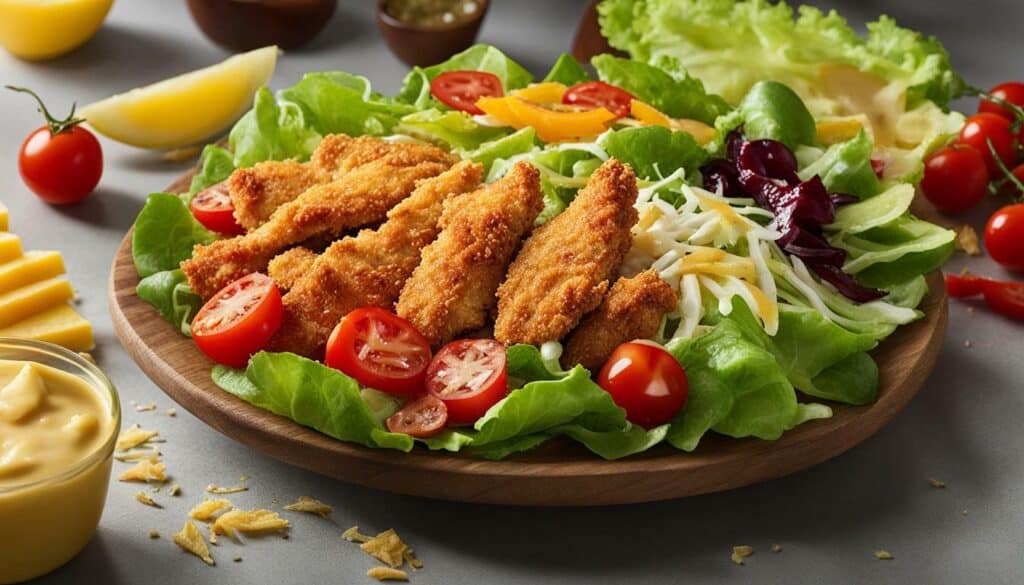 crispy chicken salad