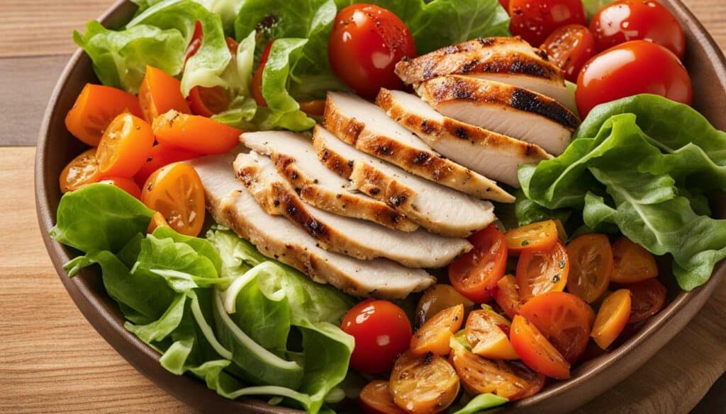 crispy chicken salad dietary information