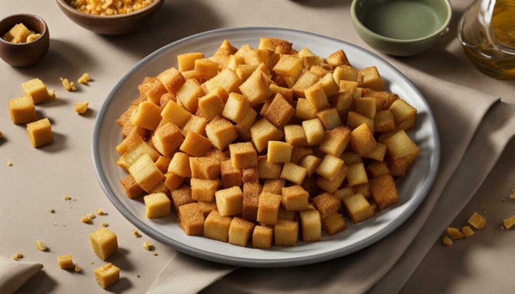 croutons portion control