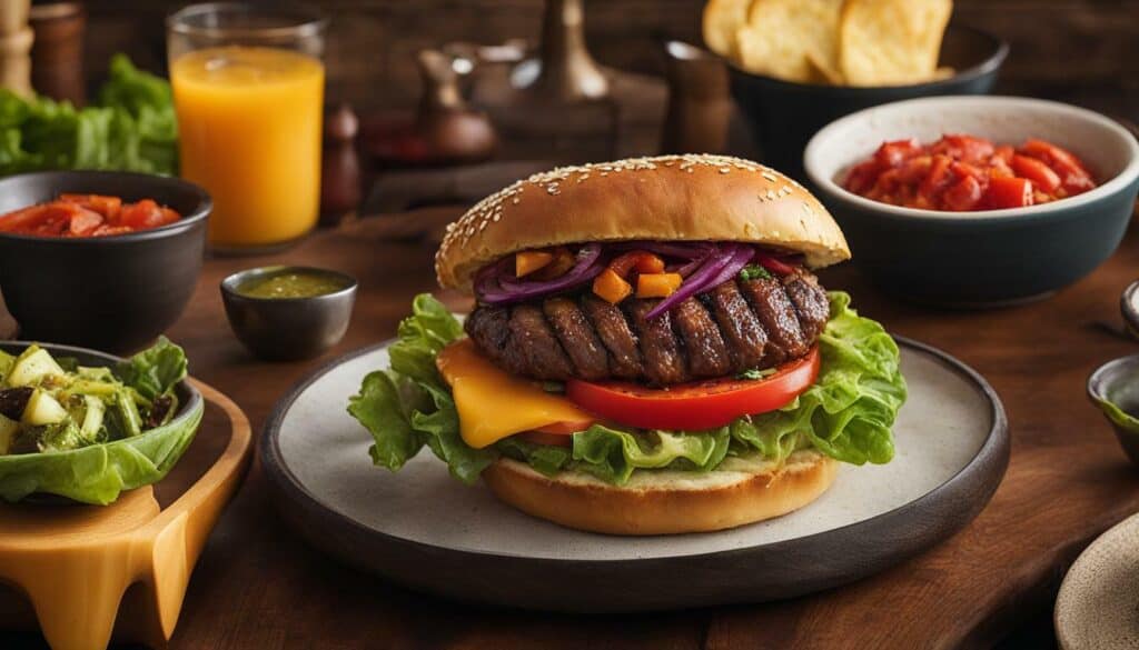 double stack burger ingredients