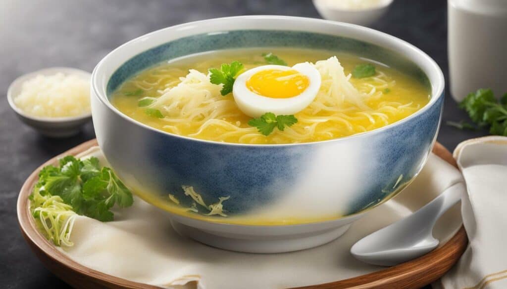 egg drop soup nutrition information