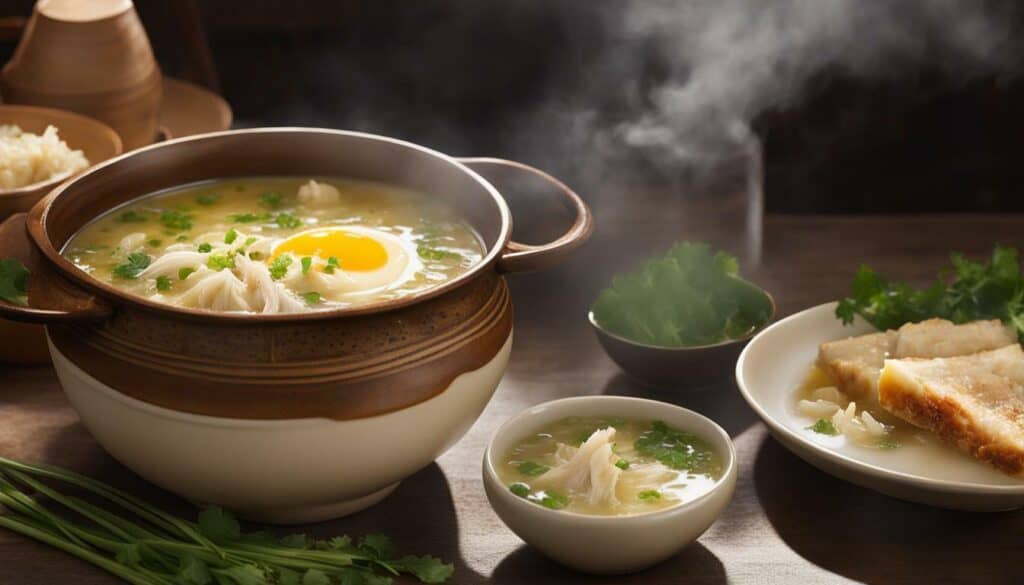 egg drop soup protein content